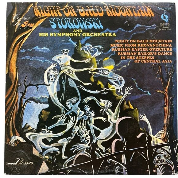 STOKOWSKI NIGHT ON BALD MOUNTAIN LP 12” VINYL CLASSICAL MUSIC RECORD - Picture 2 of 6